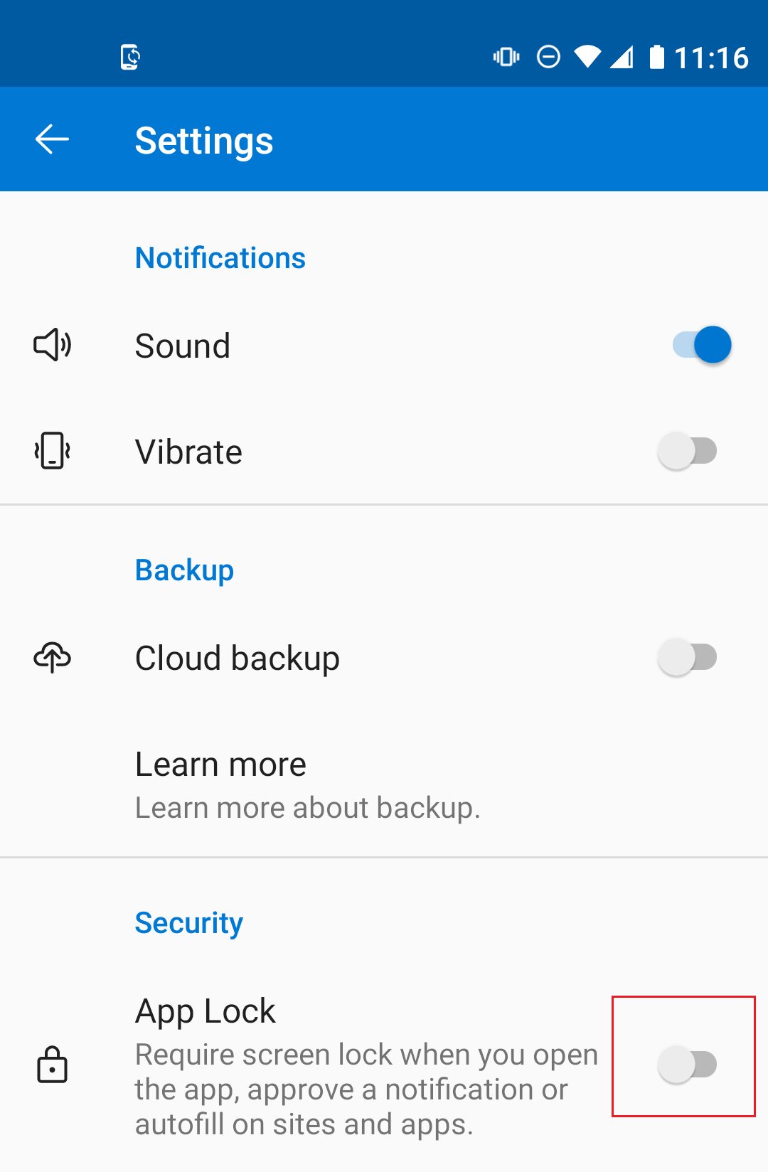 Imaging of during off device lock